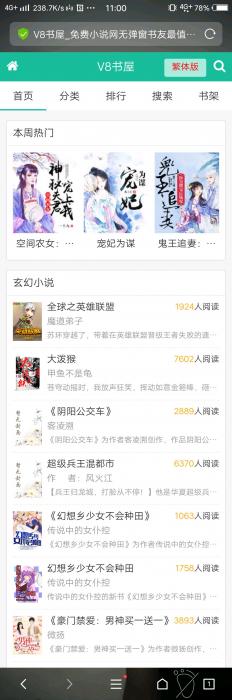 非常好看的小说网站源码带教程-书宇源码网