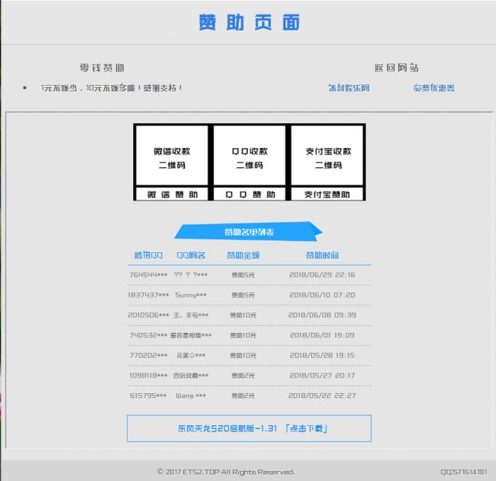 最新漂亮的赞助打赏单页HTML源码-书宇源码网