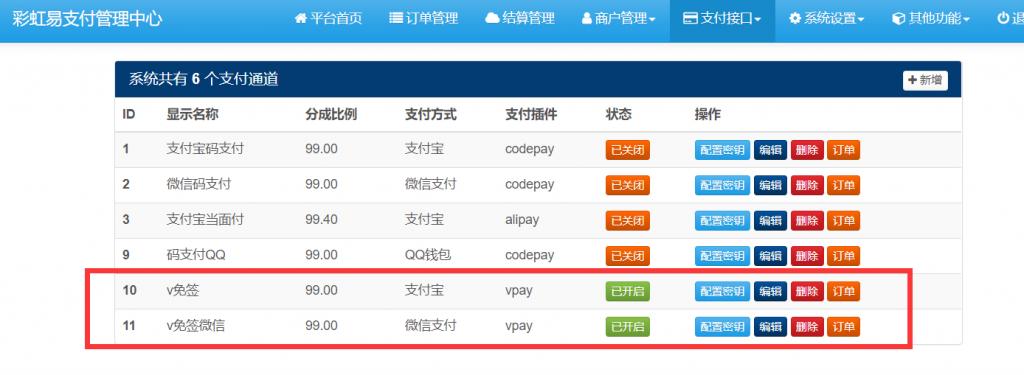 V免签对接易支付实现免签约支付接口-书宇源码网