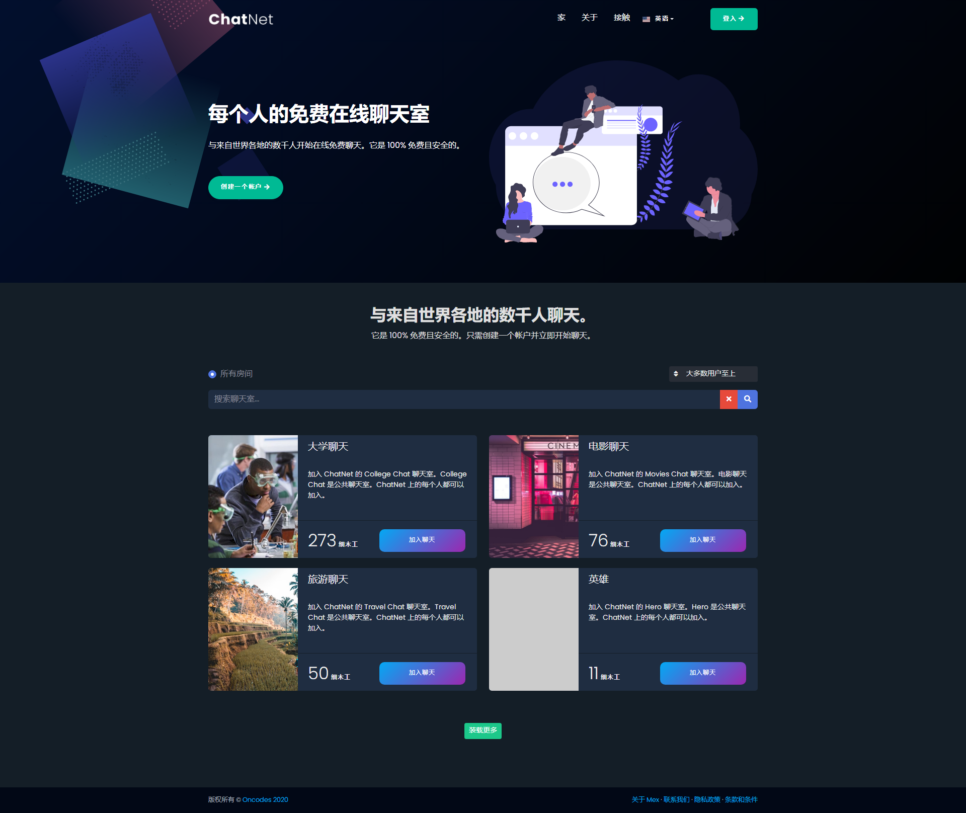多人在线匿名聊天室/私人聊天室源码/支持同时创建多个聊天室-书宇源码网