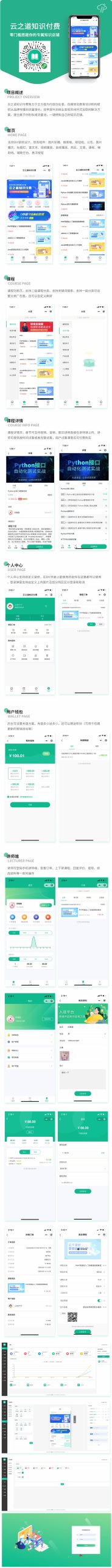 云之道知识付费小程序/pc/h53个版本同步视频付费小程序公众号-书宇源码网