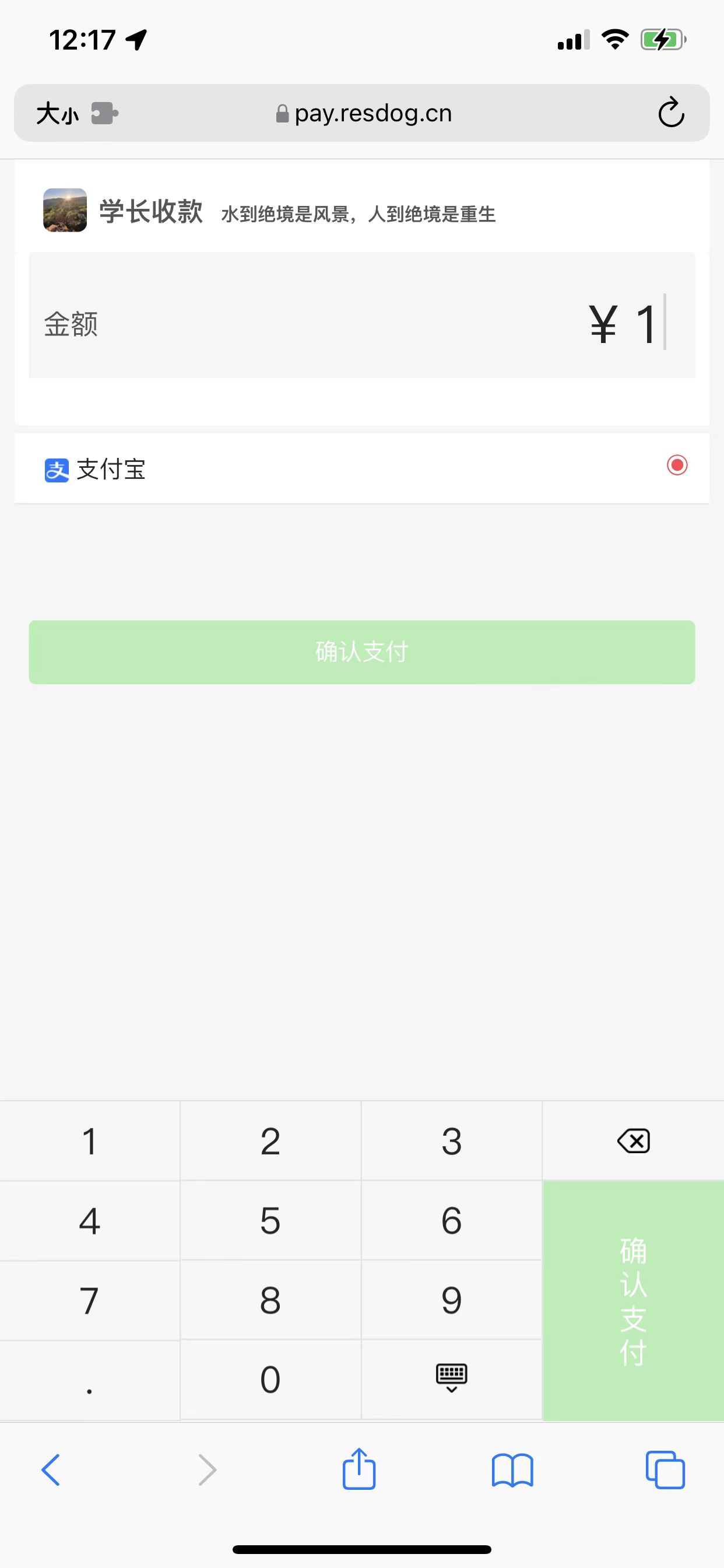[网站源码] 个人收款页面-书宇源码网